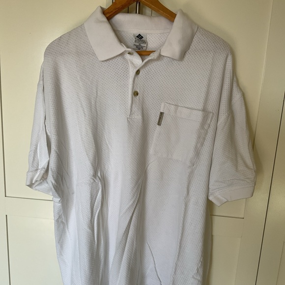 Columbia Other - Columbia Sportswear - Short Sleeve Polo Shirt - White - Men’s Size X-Large
